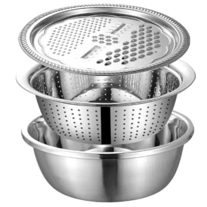 3 In 1 Vegetable Cutter with Drain Basket